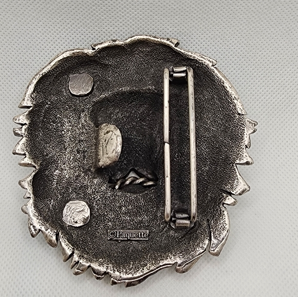 Douglas Paquette Runway 1980-90s Lion Head Buckle - Picture 6 of 6